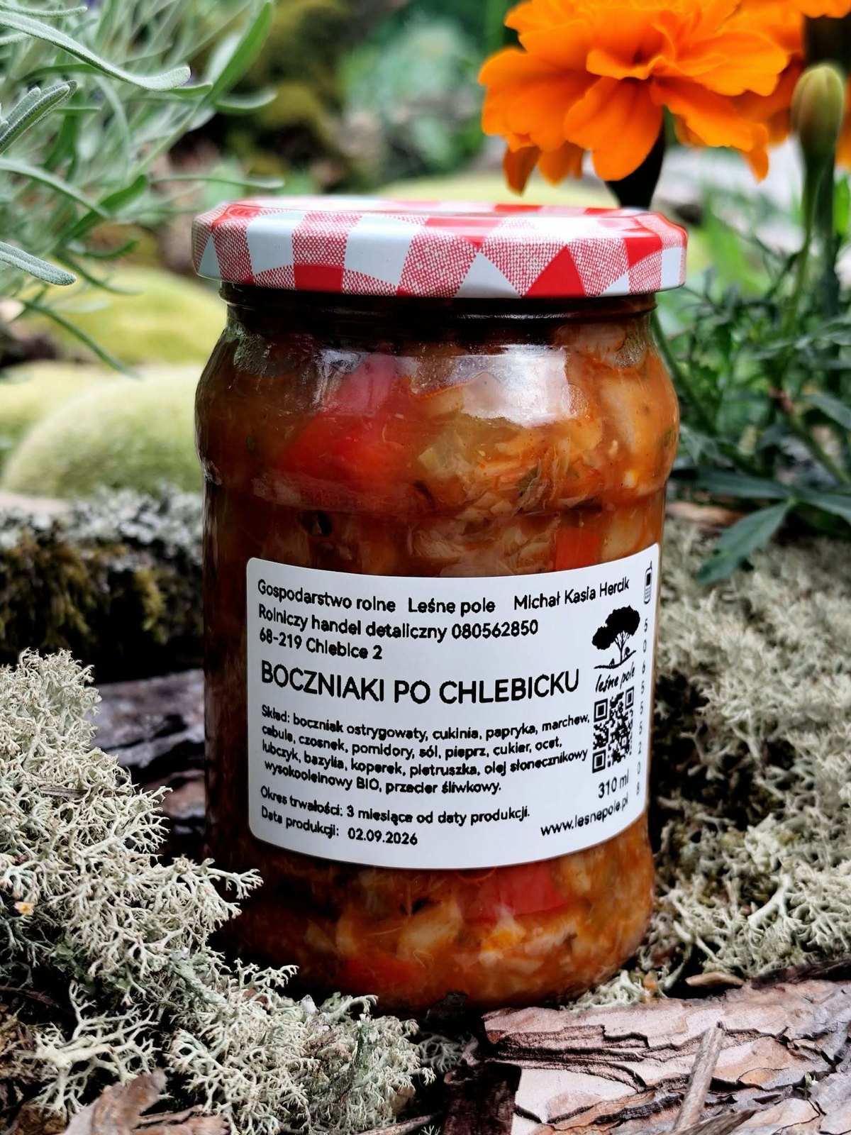 Boczniaki po chlebicku