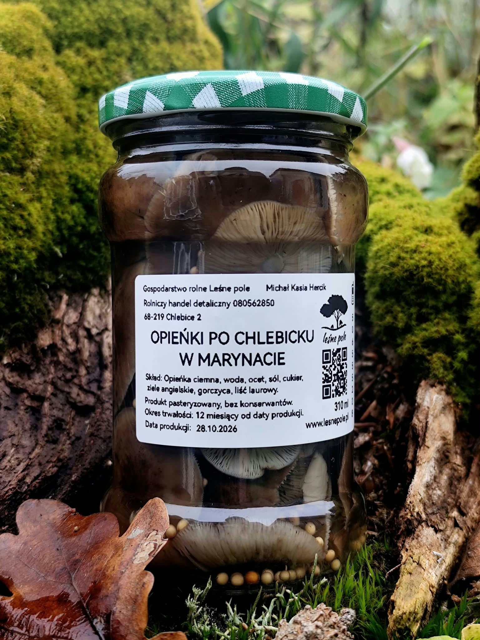 Opieńki po chlebicku w marynacie 310 ml